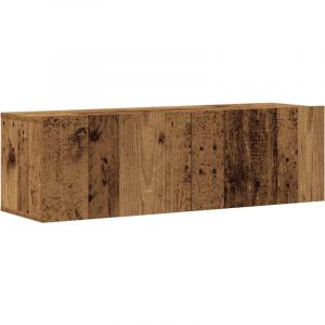 VidaXL Ensemble de meuble tv mural 3 pcs vieux bois bois d'ingénierie