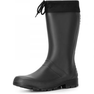 Ladeheid Bottes de Pluie Bottes en Caoutchouc en PVC Mixte Adulte LA-958 (Noir, 42 EU)