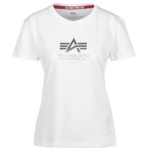 Alpha industries Basic Foil Print XS White / Metalsilver - White / Metalsilver - XS