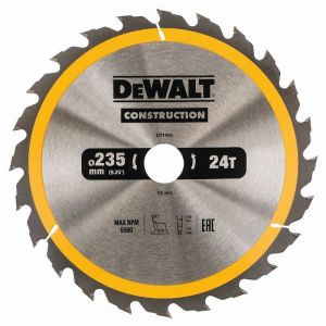 Image de Dewalt Lame de scie circulaire, 235-30 mm, 24 dents - DT1954-QZ