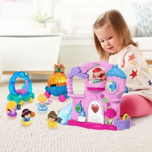 Fisher-Price Little People Château Princesses Disney + 2 vehicules