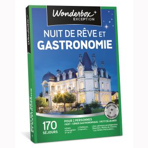 Image de Wonderbox Nuit de rêve et gastronomie - Coffret cadeau 170 séjours