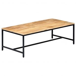 Image de VidaXL Table basse 120 x 60 x 40 cm Bois de manguier solide brut