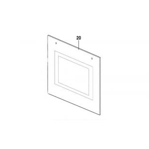 Arthur Martin VITRE EXTERIEURE DE PORTE FOUR POUR CUISINIERE 3370771028