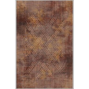 Tapis Fisun Orange Dimensions - 160x230 ¿ Qualité Supérieure Pour Maison, Appartement, Bureau ¿ Style Élégant Et Durable ¿ Confort Optimal, Facile À