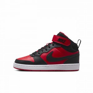 Nike Chaussure Court Borough Mid 2 pour ado - Rouge - Taille 36 - Unisex