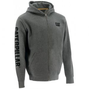 Caterpillar Sweat De Travail Molletonné À Capuche Avec Logo Bannière - Gris - Taille L