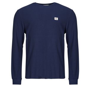 Calvin Klein T-shirt Jeans LS WAFFLE BADGE CREWNK TEE Marine - Taille EU S,EU M,EU L,EU XL