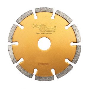 Diamwood Disque diamant &agrave; d&eacute;jointoyer D. 125 x Al. 22,23 x Ht. 7 x &eacute;p. 4 mm - b&eacute;ton, mat&eacute;riaux de construction