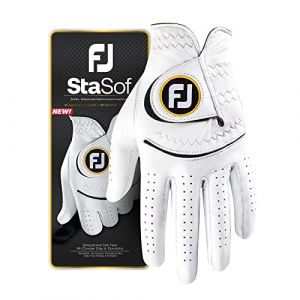 Footjoy StaSof Golf Cadet White ML Gants pour hommes