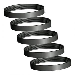 Monmobilierdesign Lot de 5 Joints en silicone Ø 150 mm pour poêle haute température