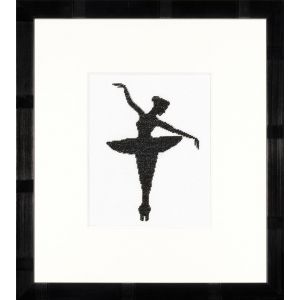 Lanarte Kit de Point de Croix compté: Ballet Silhouette 1