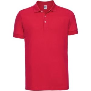 Russell Polo manches courtes - Homme (2XL) (Rouge) - UTBC3257