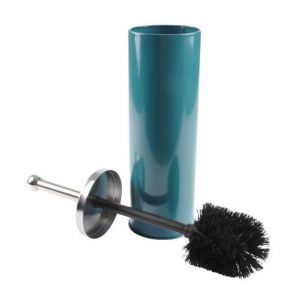 Image de Brosse WC Vitamine - Métal - Bleu émeraude