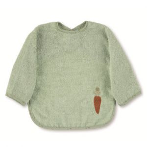 Sterntaler Bavoir à manches Emmilius vert clair