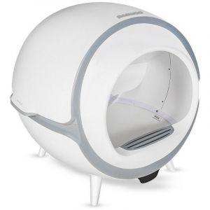 Daewoo Bac &agrave; liti&egrave;re autonettoyant intelligent 4 L avec capteur de poids, &eacute;cran LED et application Tuya