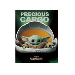 Pyramid Posters Poster 3D lenticulaire Star Wars - The mandalorian Precious Cargo