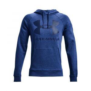 Under Armour Sweat Fleece Rival Big logo Bleus - Taille S