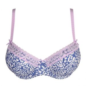 Primadonna Soutien-gorge balconnet rembourr&eacute; Lari avec imprim&eacute; l&eacute;opard et dentelle