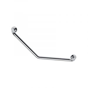Image de Pellet BARRE D'APPUI COUDÉE 135° 40X40 CHROMÉ DIAMÈTRE 32MM RÉF 381533