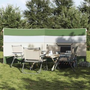 VidaXL Brise-vent de camping vert 340x130 cm imperméable