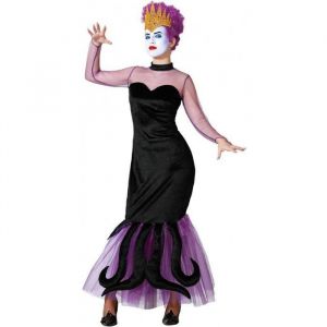 Atosa Déguisement cruelle robe violete fille M