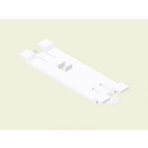 Image de Kopos Goulotte de câble REKE 60 HB entretoise 9 pc(s) blanc