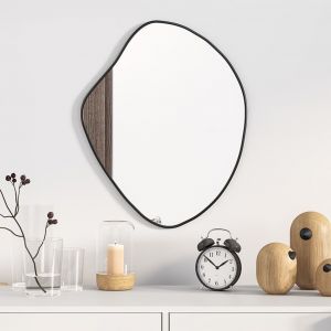 VidaXL Miroir mural Noir 50x40 cm Noir