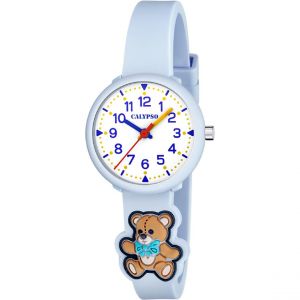 Calypso Montre fille My First Watch - K5844-6 Bracelet Silicone Bleu