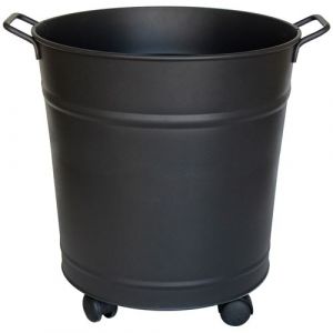 Guillouard Seau à bûches avec roulettes 55l 080664