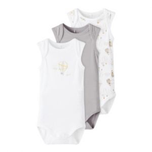 Image de name it Body Sans Manches Pour B&eacute;b&eacute; Balloon 3 Paires 62 cm Alloy