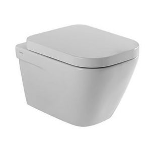 WC suspendu sans bride abattant duroplast New Anco