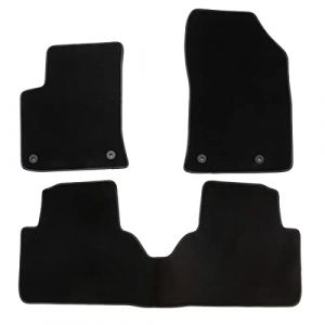 DBS Tapis de Voiture - sur Mesure pour C3 AIRCROSS (dès 2017) - 3 pièces - Tapis de Sol antidérapant pour Automobile - Moquette Premium