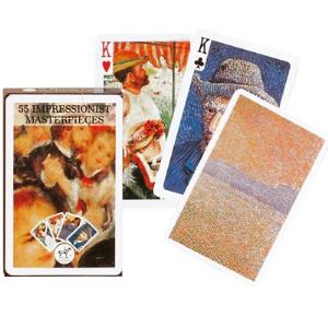 Piatnik Jeu de 54 cartes : Tableaux d'impressionnistes