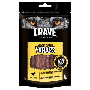 Image de Crave 50g Friandises Protein Wraps, poulet - Friandises pour chien