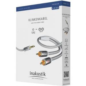 In-akustik Premium Audio Kabel 3 5 mm Klinke Cinch 1 5 m