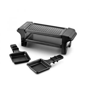 Kitchencook Machine à Raclette Grill 2 Personnes – Rc Rigi Black