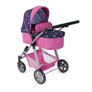 Image de Bayer Chic 2000 Poussette de poupée combinée NELE Butterfly navy-pink