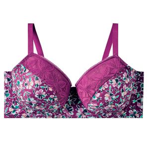 Soutien-gorge &agrave; armatures grand maintien rose Paix