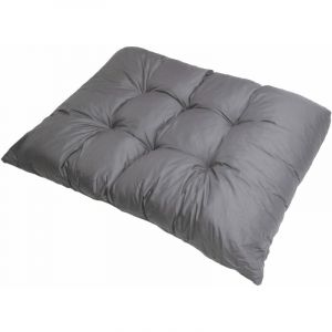Setgarden - Coussin pour palettes 120 x 60 cm, coussins canapé, coussin de jardin, coussin de sol/ coussin palette in-extérieur Gris