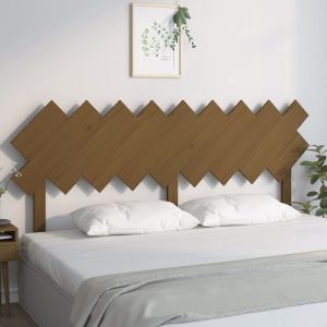 VidaXL Tête de lit Marron miel 178x3x80,5 cm Bois massif de pin