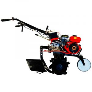 Sakawa - Motobineuse Motoculteur avec démarrage électrique 7CV 3V + Buttoir Réglable