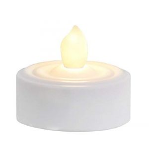 Star 068-05 bougies à chauffe-plat artificiaux à DEL, kit de 2 pièces, 0.064 W, Blanc, 2,9 x 3,6 x 3,6