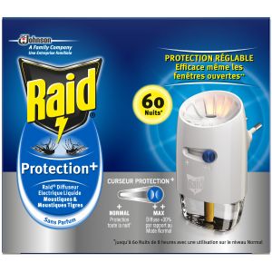 Raid Electrique liquide diffuseur protection+ 60 nuits