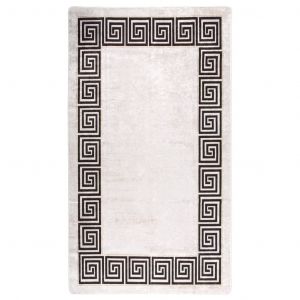 VidaXL Tapis lavable antid&eacute;rapant 190x300 cm Beige clair