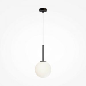 Suspension en verre et métal noir 180 x 20 cm Basic form - Maytoni