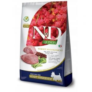 Farmina N&D Quinoa Mini Adult Weight Management Agneau 2,5 kg