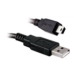 APM 570555 - Cordon court USB 2.0 A / mini USB 0.60m noir