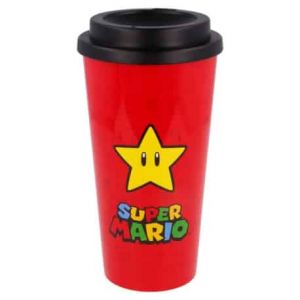 Stor Mug de transport double paroi &eacute;toile Super Mario (520 ml)