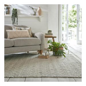 Tapis en laine design tiss&eacute; &agrave; la main Dream Gris 160x230 - Gris